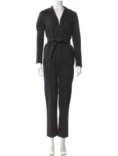 Pre-owned Martin Grant Virgin Wool Jumpsuit In Gray