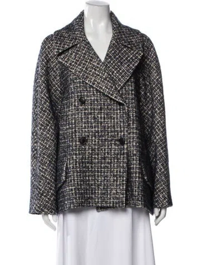 Pre-owned Martin Grant Virgin Wool Tweed Pattern Jacket In Multi
