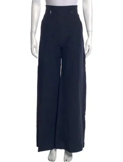 Pre-owned Martin Grant Wide Leg Pants W/ Tags In Blue