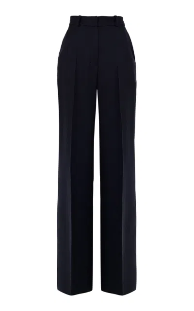 Martin Grant Wide-legged Wool Pants In Black