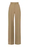 Martin Grant Wide-legged Wool Pants In Nude