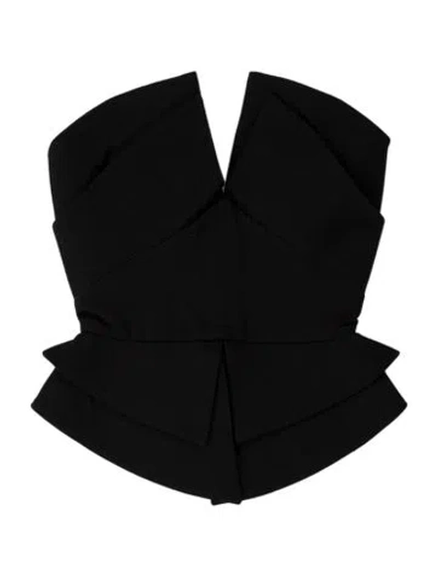Pre-owned Martin Grant Wool Asymmetrical Top In Blue