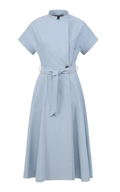 Martin Grant Wrap Cotton Midi Dress