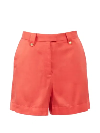 Martin Martin Button-detail Shorts In Red