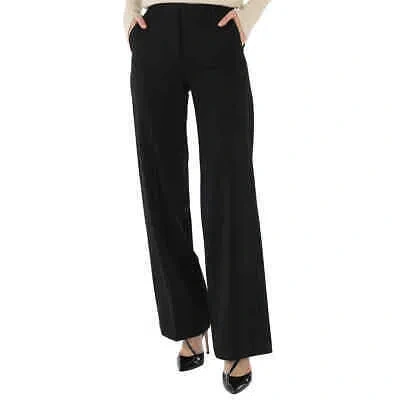 Pre-owned Martin Mm6 Ladies Black Wide-leg Tailored Trousers