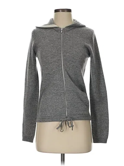 Pre-owned Martin + Osa Zip Up Hoodie In Gray