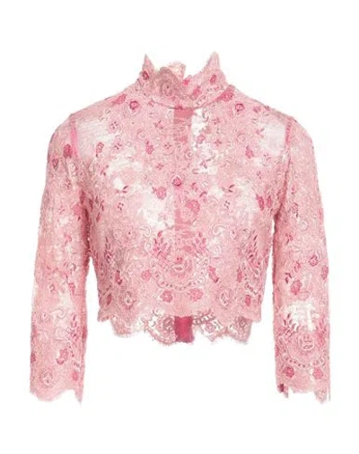 Martina Donzella Woman Top Pink Size 8 Polyamide, Polyester