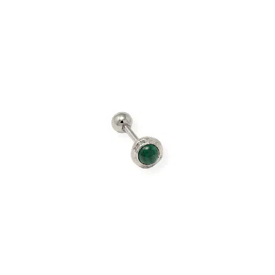 Martina Rozenberg Smira Jewelry Women's Alba Mono Earring - Silver In Gray