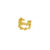 Martina Rozenberg Smira Jewelry Women's Double Sterling Silver Ear Cuff Gold
