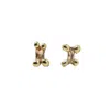 Martina Rozenberg Smira Jewelry Women's Gold Brava Studs Earrings