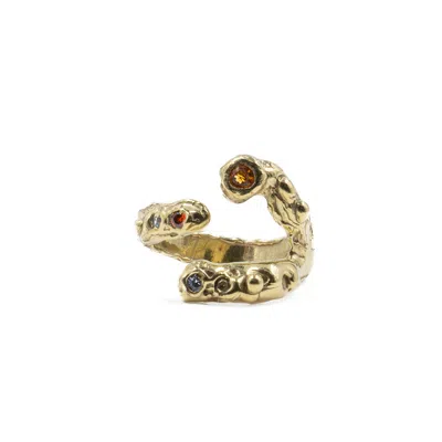 Martina Rozenberg Smira Jewelry Women's Gold Raw Curve Ring