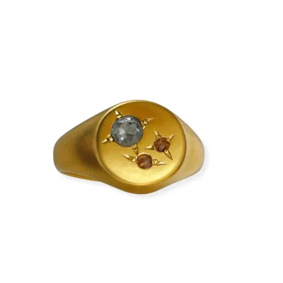 Martina Rozenberg Smira Jewelry Women's Gold Royal Wisdom Ring