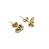 Martina Rozenberg Smira Jewelry Women's Gold Sole Pebbles Earrings