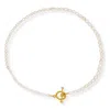 Martina Rozenberg Smira Jewelry Women's Ondaluz - Classic Pearl Necklace Gold