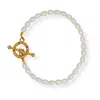 Martina Rozenberg Smira Jewelry Women's Ondaluz - Minimal Pearl Bracelet Gold
