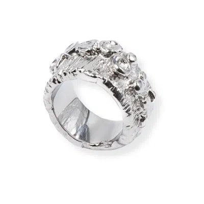 Martina Rozenberg Smira Jewelry Women's Ondaluz - Reef Ring Silver