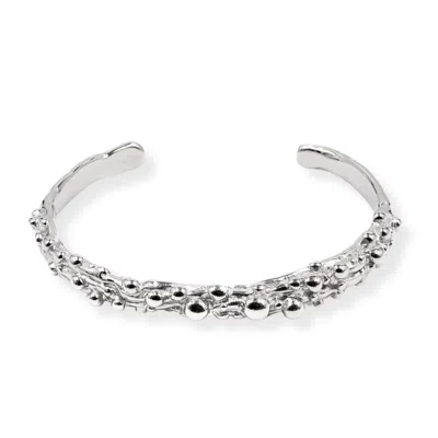 Martina Rozenberg Smira Jewelry Women's Ondaluz - Triton Cuff Silver