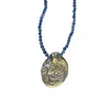 Martina Rozenberg Smira Jewelry Women's Silver / Blue Love's Embrace Amulet