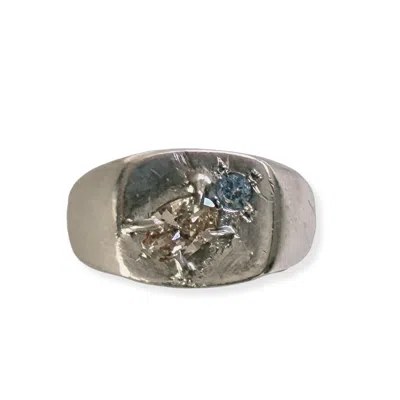 Martina Rozenberg Smira Jewelry Women's Silver / Blue / Yellow Wenceslas' Glory Ring In Multi