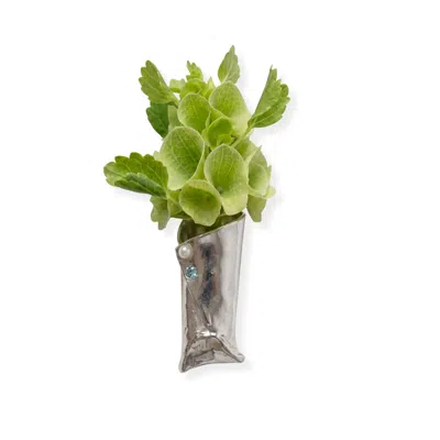 Martina Rozenberg Smira Jewelry Women's Silver Thyra Brooch In Multi