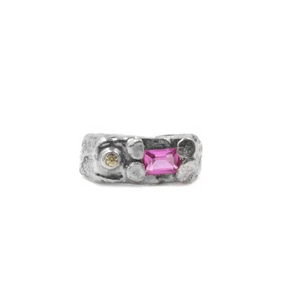 Martina Rozenberg Smira Jewelry Women's Silver Waves Of Vltava Ring