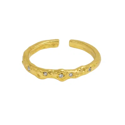 Martina Rozenberg Smira Jewelry Women's Simple Shiny Ring Gold