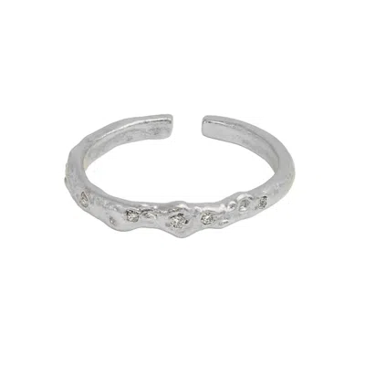 Martina Rozenberg Smira Jewelry Women's Simple Shiny Ring Silver