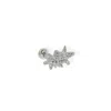 Martina Rozenberg Smira Jewelry Women's The Mono Earring Double Star Silver