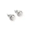 Martina Rozenberg Smira Jewelry Women's The Nebula Pearls Earrings Silver