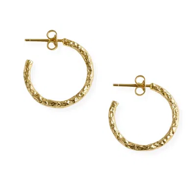 Martina Rozenberg Smira Jewelry Women's The Simple Sterling Silver Earrings Gold