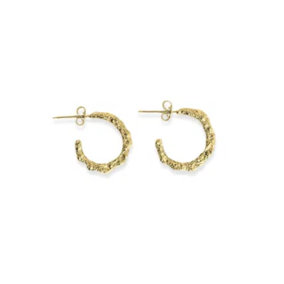 Martina Rozenberg Smira Jewelry Women's The Small Sterling Silver Earrings Gold