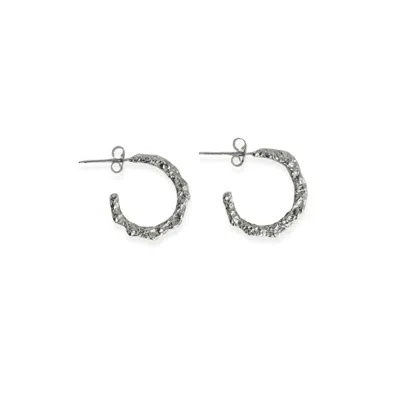 Martina Rozenberg Smira Jewelry Women's The Small Sterling Silver Earrings Silver