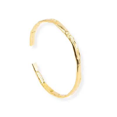 Martina Rozenberg Smira Jewelry Women's The Sterling Silver Bangle Gold
