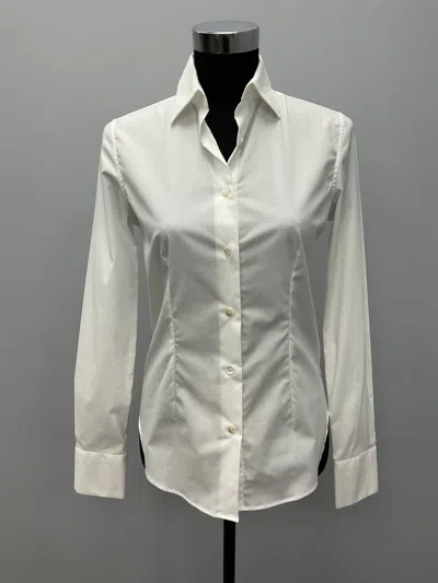 Martina Venti Dodici White Fitted Shirt