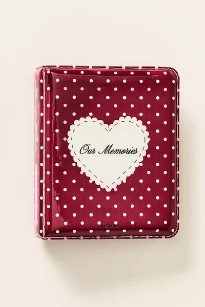 Martina‚äôs Tiny Store Martina's Tiny Store Mini Instax Photo Album In Red