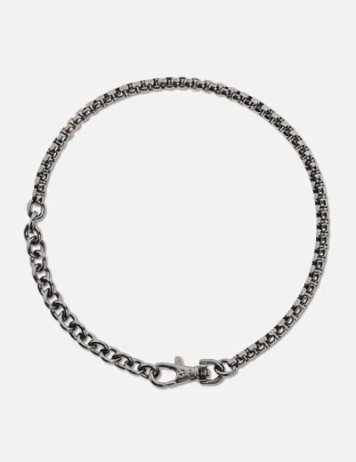 Martine Ali Aris Boxer Chain - Gunmetal In Metallic