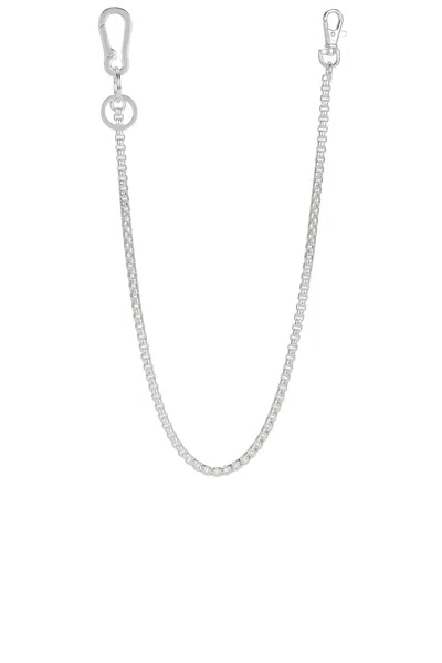 Martine Ali Binx Boxer Wallet Chain In Silver
