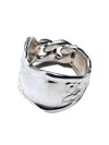 Martine Ali Cable-link Ring In Silber