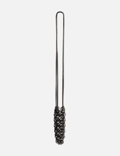 Martine Ali Chainmail Shoulder Bag - Gunmetal In Silver/银色/銀色/실버/シルバー