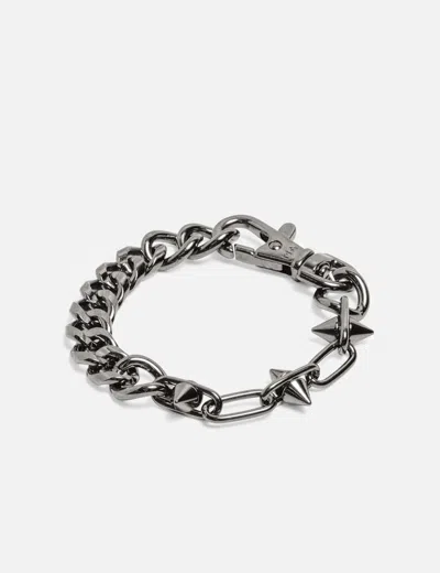 Martine Ali Mixy Spike Bracelet - Gunmetal In Black