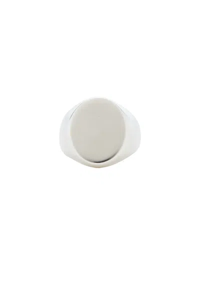 Martine Ali Oval Signet Ring In Silver