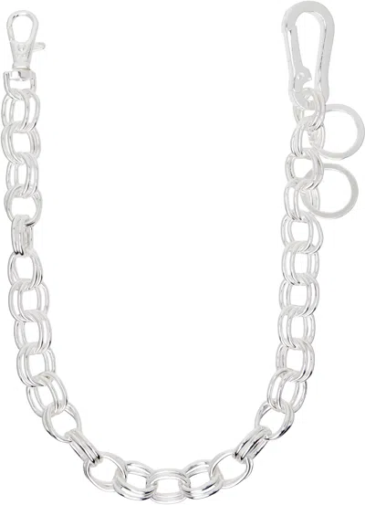 Martine Ali Silver Aria Wallet Chain Keychain