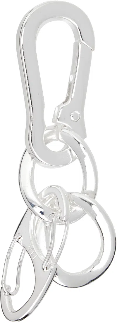 Martine Ali Silver Bias Keychain