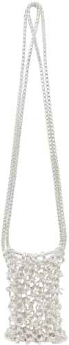 Martine Ali Silver Chainmail Bag In Silver