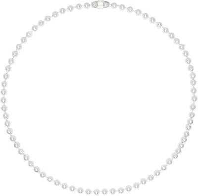 Martine Ali Silver Oli Ball Chain Necklace