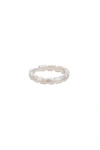 Martine Ali Stacking Groove Ring In Silver