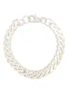 Martine Ali Xl Flat-link Choker Necklace In Silver