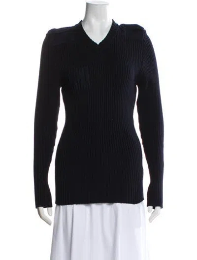 Pre-owned Martine Rose 2017 Police Sweater In Blue