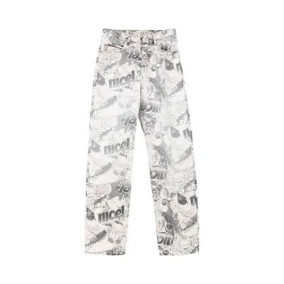 Pre-owned Martine Rose 5 Pocket Relaxed Fit Jean 'black/white/fruits' | Men's Size S