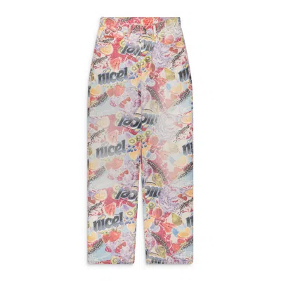 Martine Rose 5 Pocket Relaxed Fit Jean Multicolor
